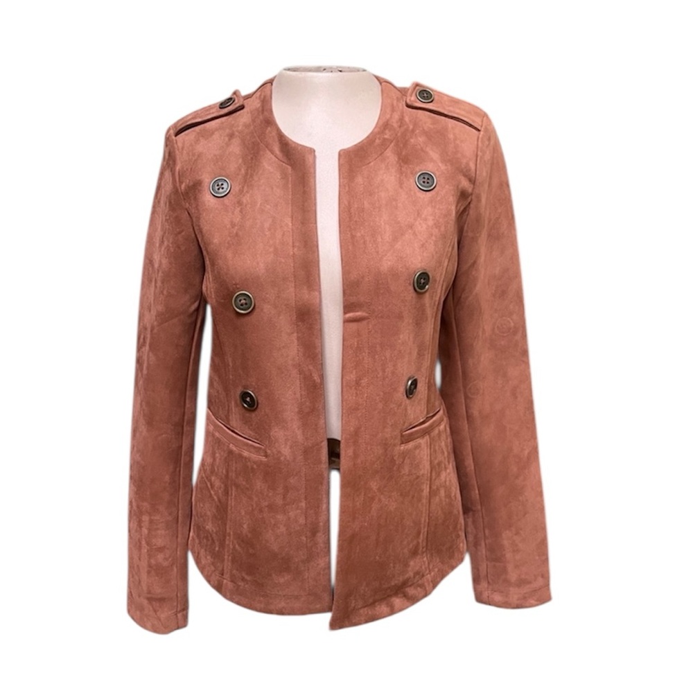 Women's Tahari Faux Leather Blazer NWOT